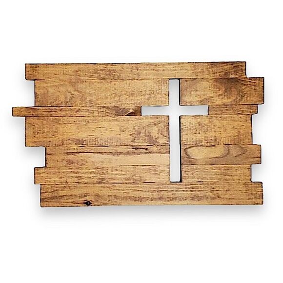 Wooden Cross Wall Decor - Picture 1 of 9